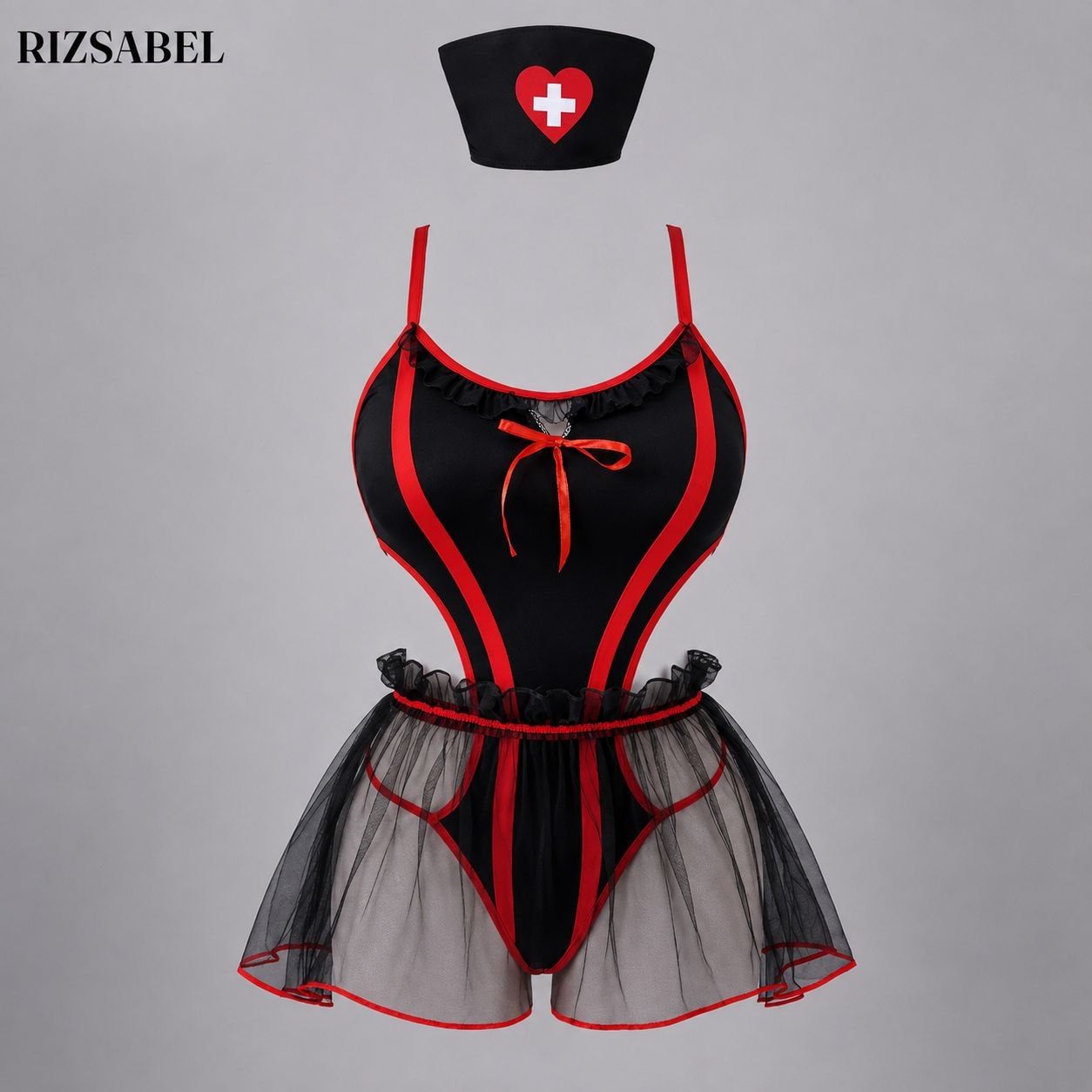 کاستوم پرستاری جوراب دار مشکی کد ۳۱۲۲ برند kleren