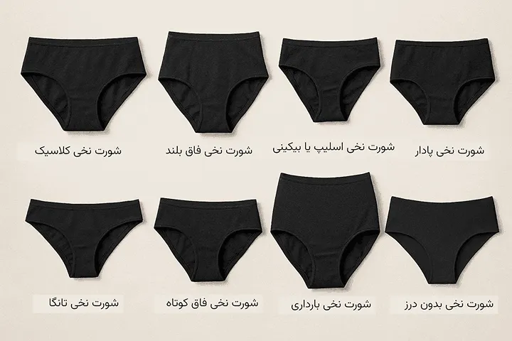 عکس شورت نخی زنانه