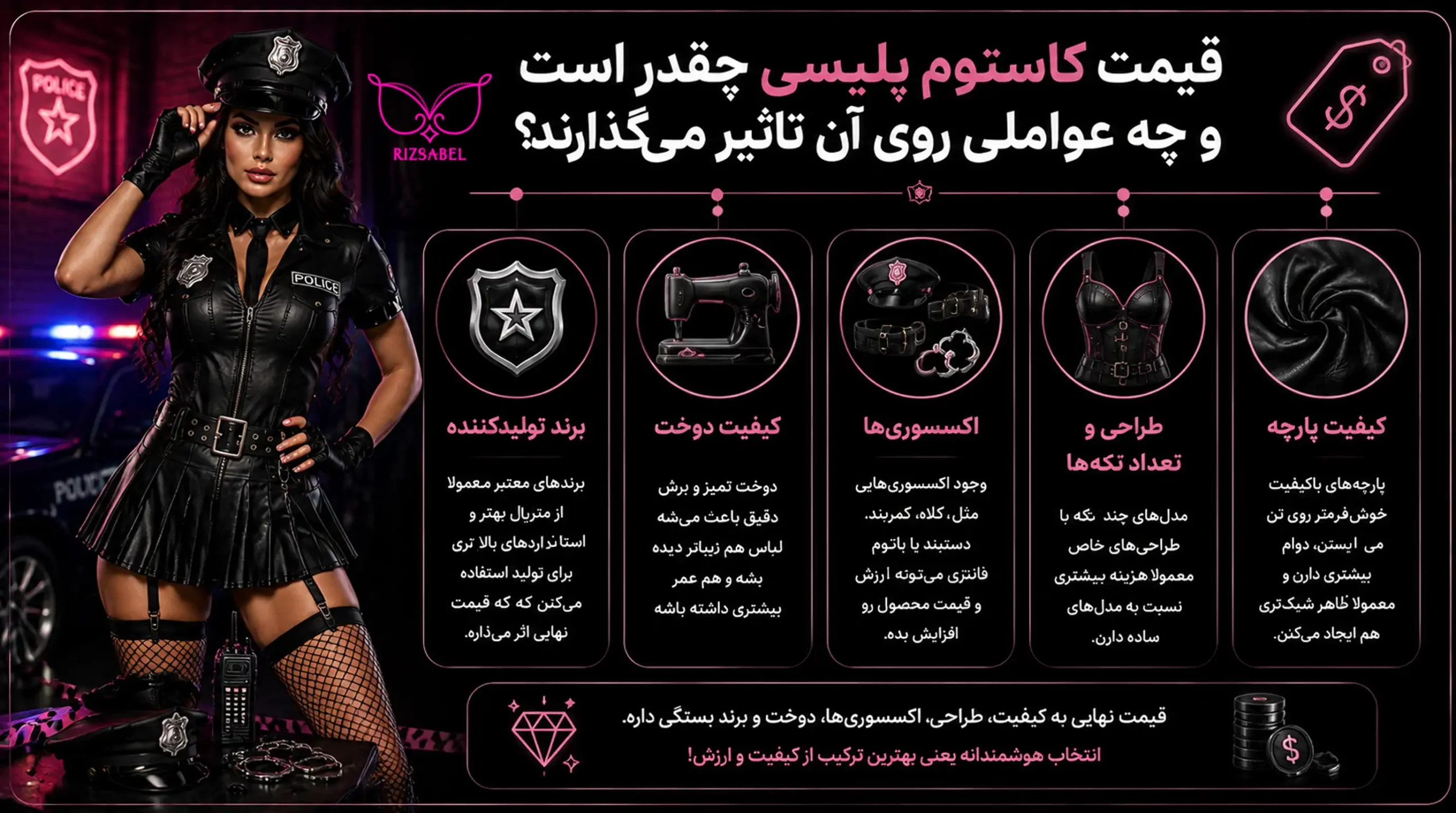 قیمت کاستوم پلیسی