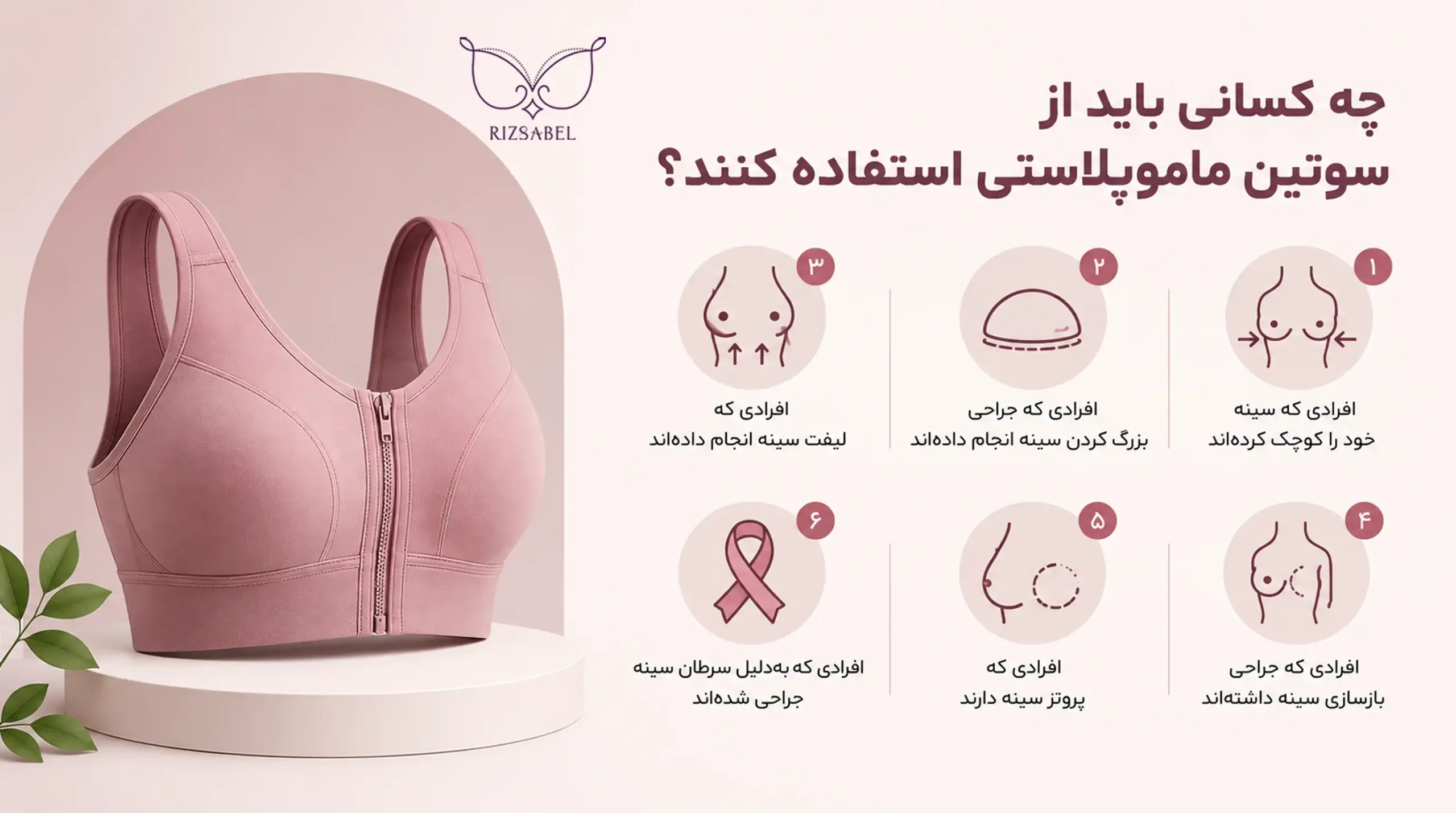 چه کسانی باید از سوتین ماموپلاستی استفاده کنند؟