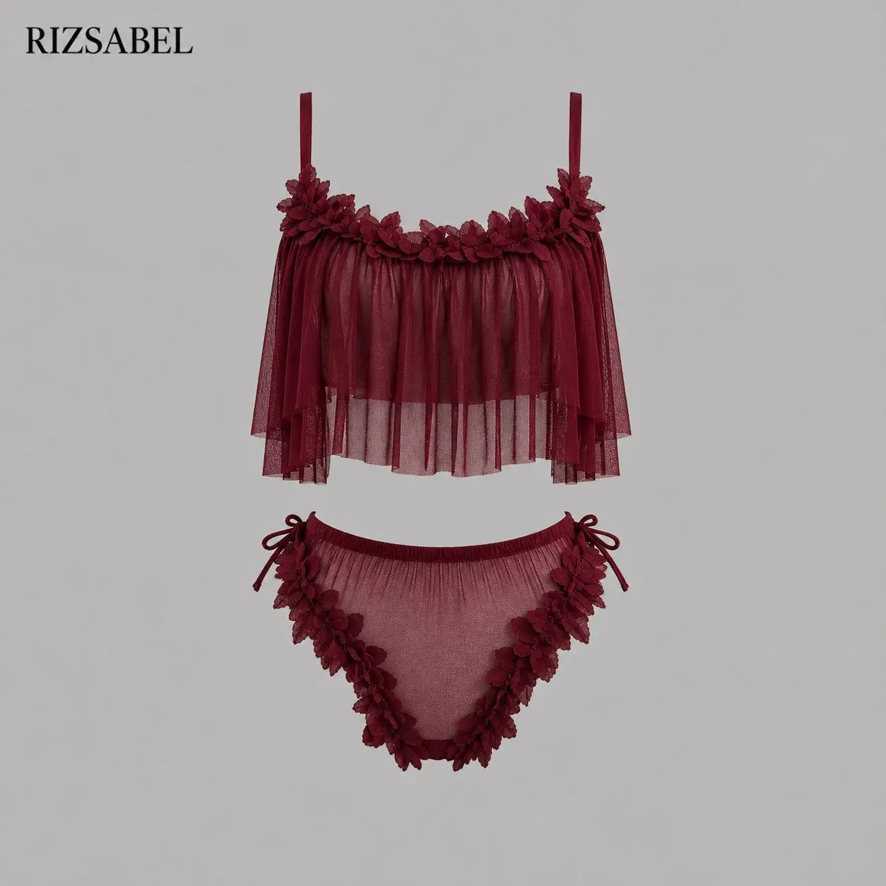 ست شورت و تاپ لیدی رز زرشکی