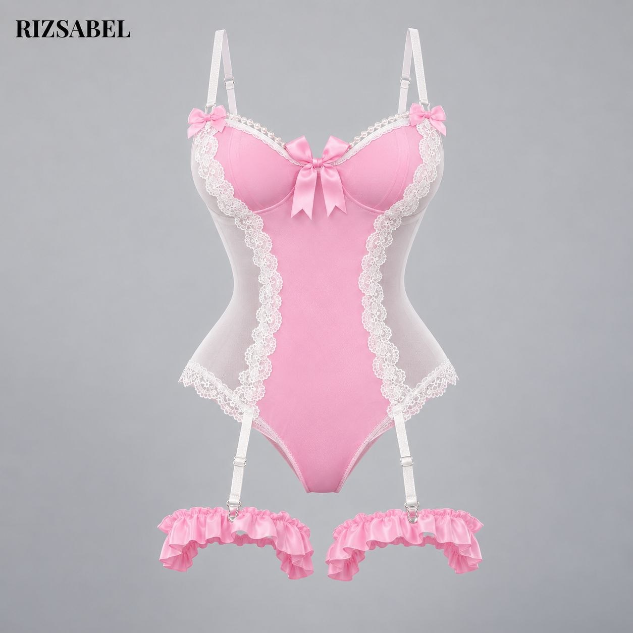 بادی عروسکی گارتردار Pinky girl کد ۱۷۶۸