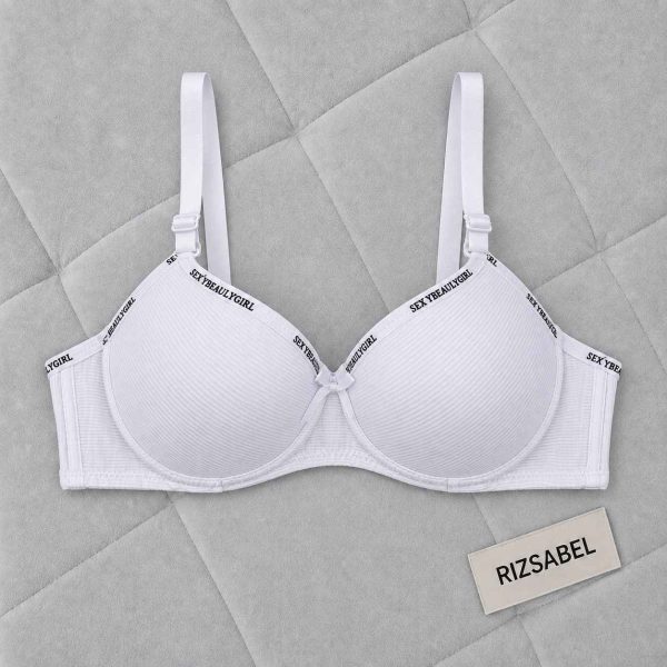 سوتین تک اسفنجی فنردار اسپرت sexy girl سفید